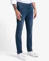 Kenneth Cole Shop Slim-Fit Recycled Denim Jeans – Leroy | Kenneth Cole | LEROY - MEDIUM BLUE