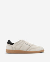 Kenneth Cole Mercer Lace-up Sneaker | WHITE / CHARCOLE SUEDE