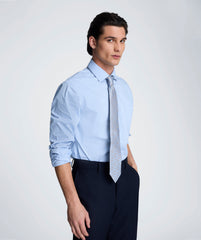 Kenneth Cole REACTION - Slim Fit Flex Stretch Dress Shirt | BLUE STRIPE