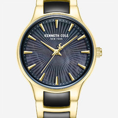 Kenneth Cole Classic Two Tone Bracelet Watch | TT BLACK/GOLD