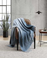 Kenneth Cole Urban Ombre Throw Blanket | BLUE
