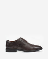 Kenneth Cole Future Pod Medallion Cap Toe Lace up | GANACHE LEATHER