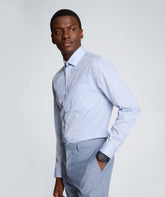 Kenneth Cole REACTION - Slim Fit Flex Stretch Dress Shirt | BLUE FLORAL