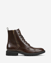 Kenneth Cole REACTION Captain Combat Boot – Brown Zip | Kenneth Cole | BROWN