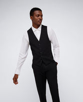 Kenneth Cole Shop Black Slim-Fit Suit Vest for Men – Kenneth Cole Reaction | BLACK