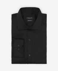 Kenneth Cole Black Stretch Dress Shirt – Flex Fit with TEKFIT | KC | BLACK