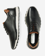 Kenneth Cole Shop Kev Black Leather Dress Shoe – Techni-Cole Comfort | BLACK/GREY