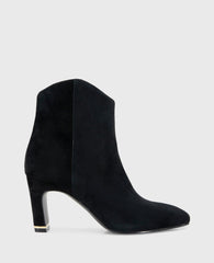 Kenneth Cole Shop Grizelda Black Suede Heel Boot | Kenneth Cole | BLACK SUEDE