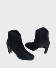Kenneth Cole Shop Grizelda Black Suede Heel Boot | Kenneth Cole | BLACK SUEDE