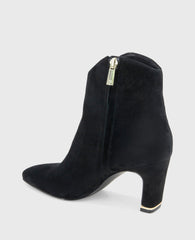 Kenneth Cole Shop Grizelda Black Suede Heel Boot | Kenneth Cole | BLACK SUEDE