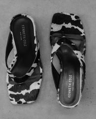 Kenneth Cole Shop Susannah Brown Calf Hair Wedge Sandal | Kenneth Cole | BROWN MULTI HAIRCALF