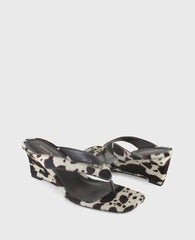 Kenneth Cole Shop Susannah Brown Calf Hair Wedge Sandal | Kenneth Cole | BROWN MULTI HAIRCALF