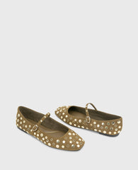 Kenneth Cole Shop Jasper Loden Suede Stud Ballet Flat | Kenneth Cole | LODEN