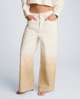 Kenneth Cole Shop Gradient Wide Leg Denim Pant – Tan | Kenneth Cole | TAN GRADIENT
