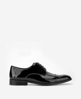 Kenneth Cole Hezner Patent Cap Toe Oxford | BLACK PATENT