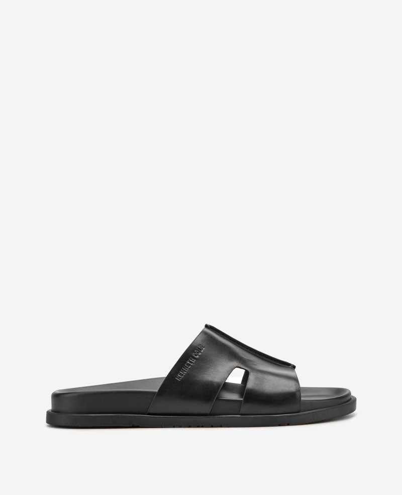 Kenneth Cole Willy Leather Sandal | BLACK LEATHER