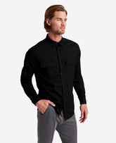 Kenneth Cole Shop Men’s Stretch Denim Shirt – Black | Kenneth Cole | BLACK