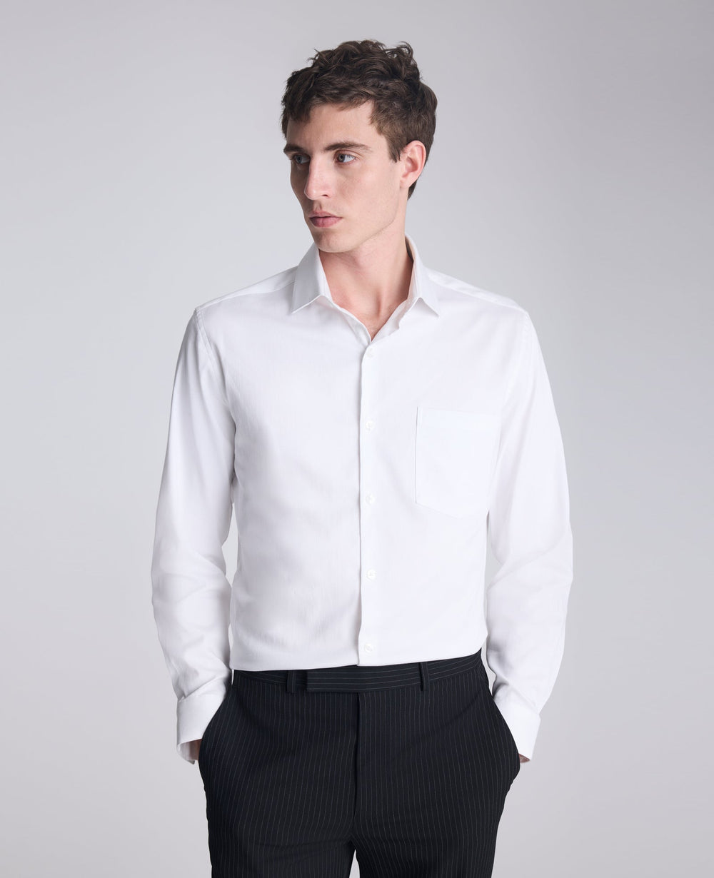 Kenneth Cole Buy Men's REACTION Slim-Fit Button-Down Dress Shirt, White | WHITE