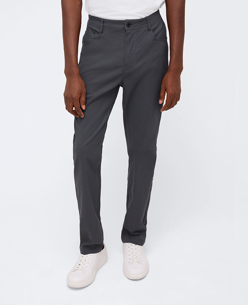 Kenneth Cole Shop Original Slim 5-Pocket Pant in Navy | Kenneth Cole | GREY