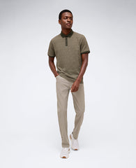 Kenneth Cole Green Polo Shirt with Contrast Collar & Placket | KC | GREEN