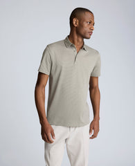 Kenneth Cole Shop Sage Two-Toned Knit Polo – Soft, Stretchy & Breathable | SAGE