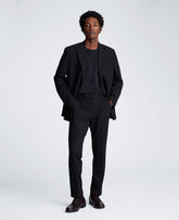 Kenneth Cole Ready Flex Slim-Fit Double-Breasted Suit | BLACK