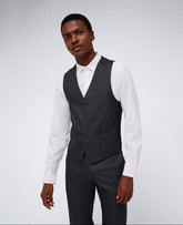 Kenneth Cole Gunmetal Slim-Fit Suit Vest – Kenneth Cole Reaction Flex | GUNMETAL