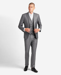 Kenneth Cole Shop Light Grey Slim-Fit Vest for Men: Kenneth Cole Reaction | LIGHT GREY