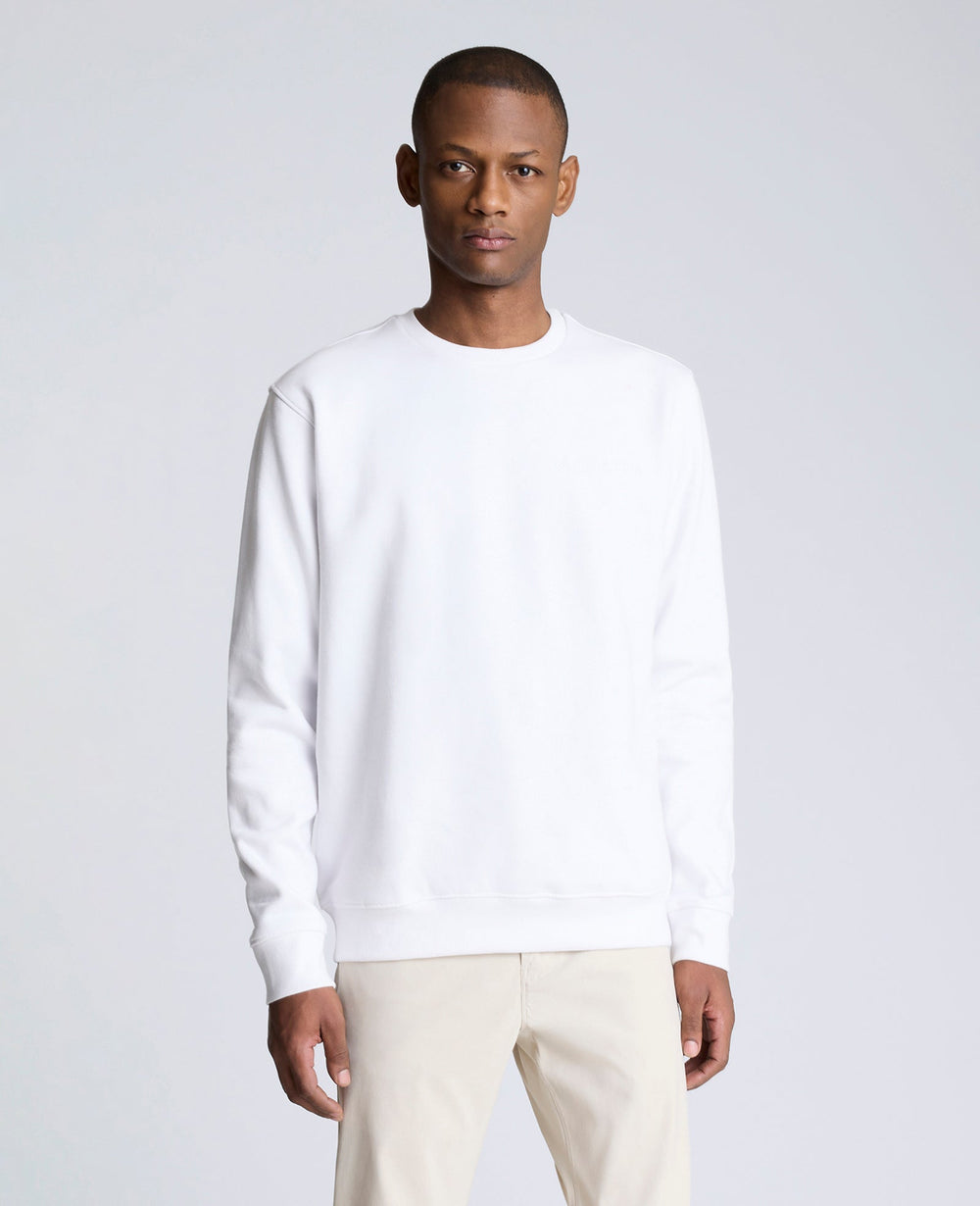 Kenneth Cole Shop White Logo Sweatshirt | Kenneth Cole Exclusive Fleece | WHITE
