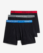 Kenneth Cole Shop 3-Pack Stretch Boxer Briefs – Black | Kenneth Cole | BLACK