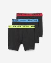 Kenneth Cole 3-Pack Micro Mesh Boxer Briefs Stretch, Cool, Supportive | KC | BLACK/POPWB