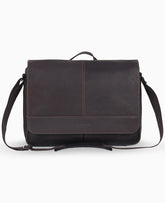 Kenneth Cole Leather Messenger Bag – 15.6” Laptop Ready | Kenneth Cole | BROWN