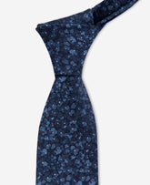 Kenneth Cole Blue Floral Tie | NAVY