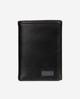 Kenneth Cole Nappa Leather Trifold Wallet | BLACK