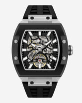 Kenneth Cole Shop Men’s Skeleton Automatic Silicone Watch | Kenneth Cole | BLACK