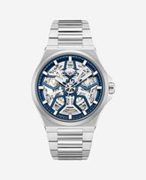 Kenneth Cole Men’s Skeleton Automatic Watch—Blue Dial | Kenneth Cole | SILVER