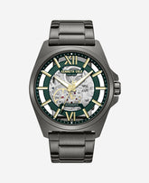 Kenneth Cole Shop Men’s Skeleton Automatic Bracelet Watch | KC Timepiece | GUN