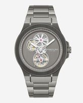 Kenneth Cole Automatic Gun Metal Stainless Steel Bracelet Watch | GUN