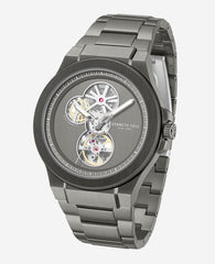 Kenneth Cole Automatic Gun Metal Stainless Steel Bracelet Watch | GUN