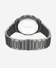 Kenneth Cole Dress Sport Chronograph Two-Tone Stainless Steel Bracelet Watch | GUN