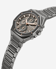 Kenneth Cole Dress Sport Chronograph Two-Tone Stainless Steel Bracelet Watch | GUN