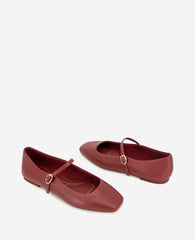 Kenneth Cole Shop Jasper Rio Red Leather Ballet Flat | Kenneth Cole | RIO RED LEATHER
