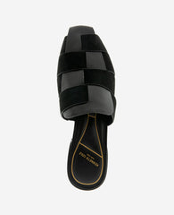 Kenneth Cole Faina Leather Fisherman Slide Sandal – Black | Kenneth Cole | BLACK LEATHER