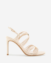 Kenneth Cole Leyla Strappy Leather Heel | ECRU MULTI