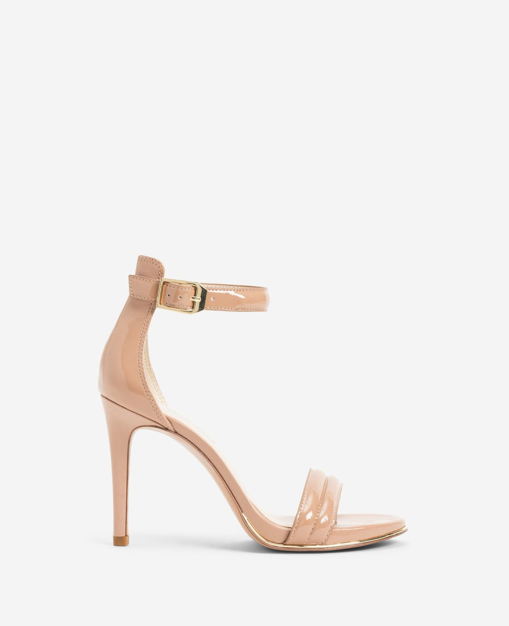 Kenneth Cole Brooke Buff Heeled Sandal – Ankle Strap & Stiletto | KC | BUFF