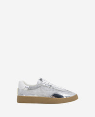 Kenneth Cole Sam Metallic Leather Mesh Sneaker – Shiny, Comfy & Iconic | SILVER MESH