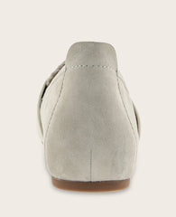 Kenneth Cole GENTLE SOULS - Sandra Suede and Snake Combo Braided Detail Loafer | TAUPE SNAKE