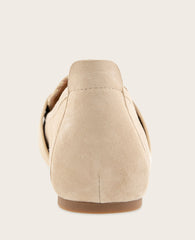 Kenneth Cole GENTLE SOULS - Sandra Suede and Snake Combo Braided Detail Loafer | SAND SNAKE