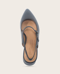 Kenneth Cole Shop Gladys Black Leather Slingback | Gentle Souls by KC | BLACK LEATHER