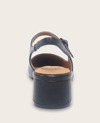 Kenneth Cole Shop Gladys Black Leather Slingback | Gentle Souls by KC | BLACK LEATHER
